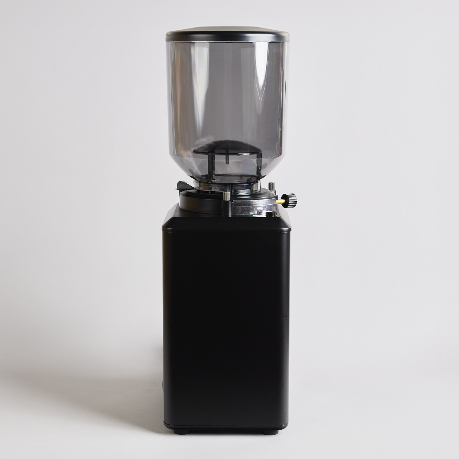 Schwarze WPM Grind-by-weight Kaffeemuehle ZD-19sg