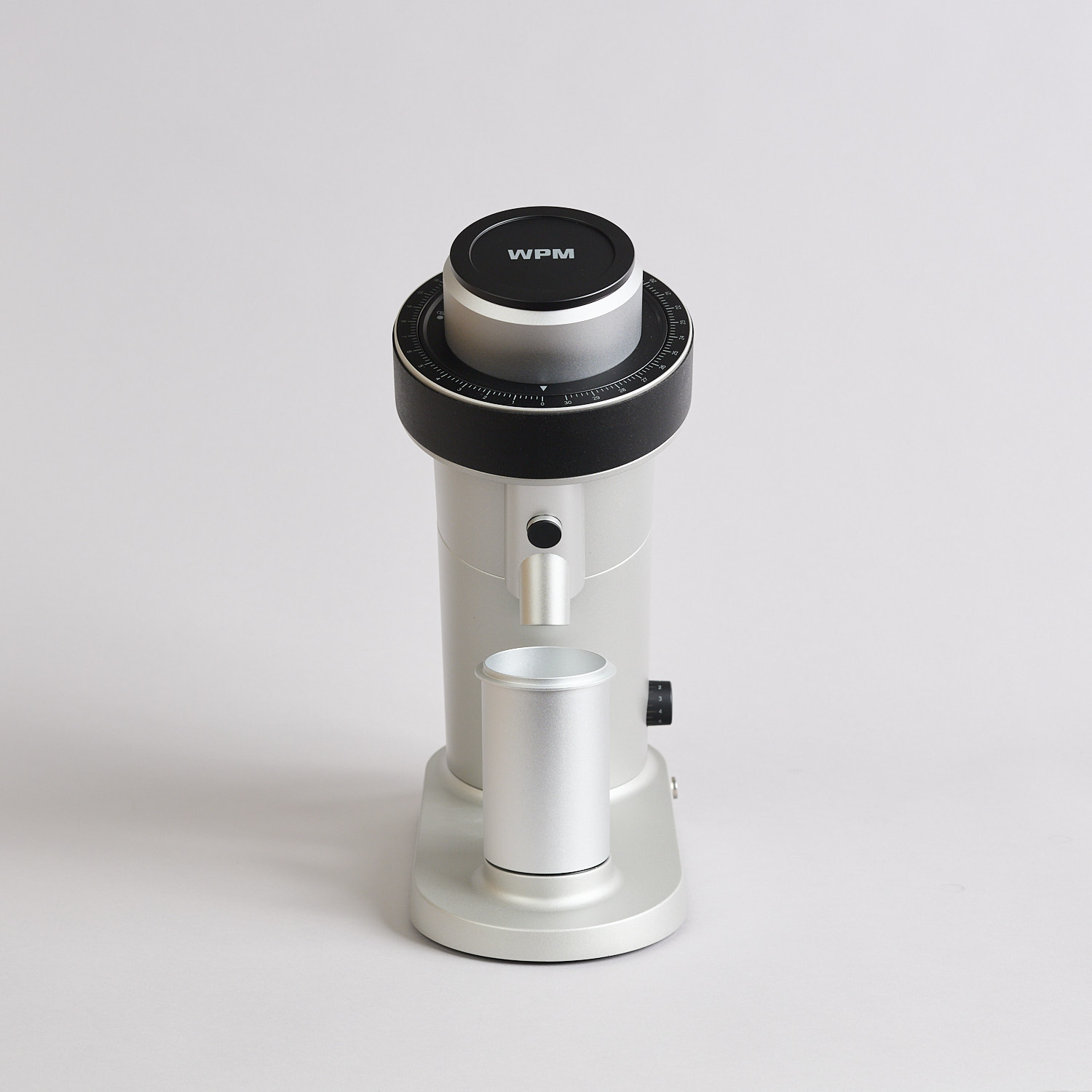 Silberne WPM Single-dose Kaffeemuehle ZP1