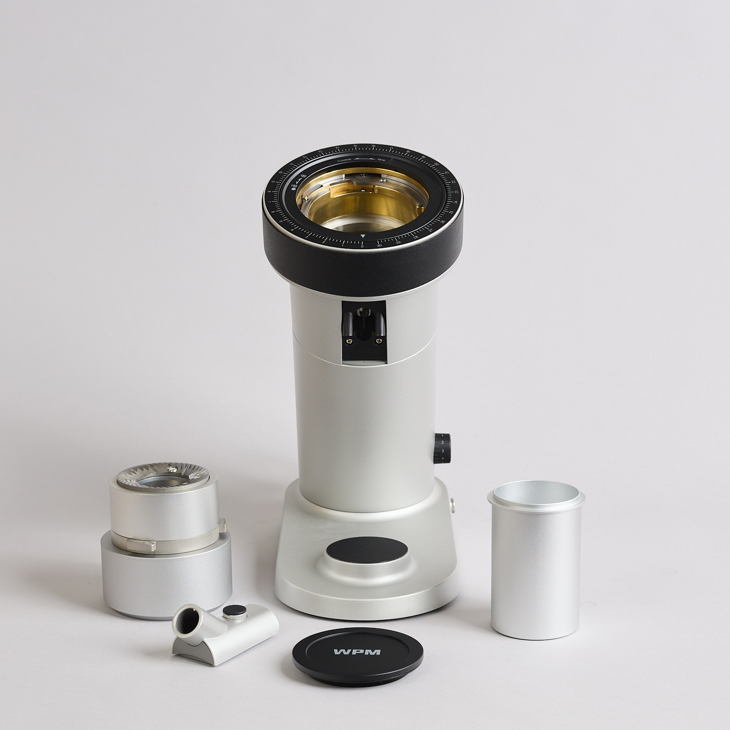 Silberne WPM Single-dose Kaffeemuehle ZP1
