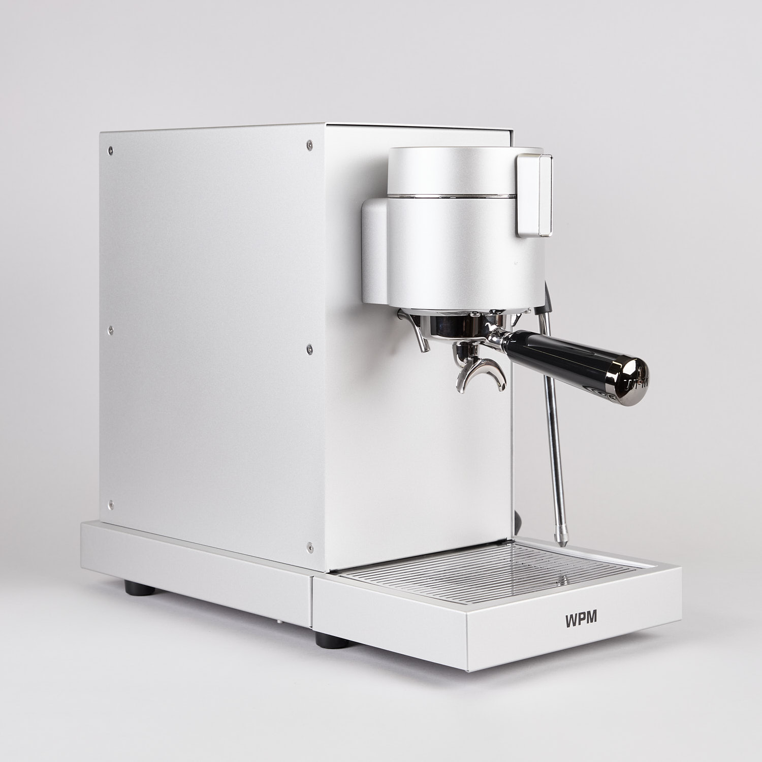 Silberne WPM Primus Siebtraeger Maschine