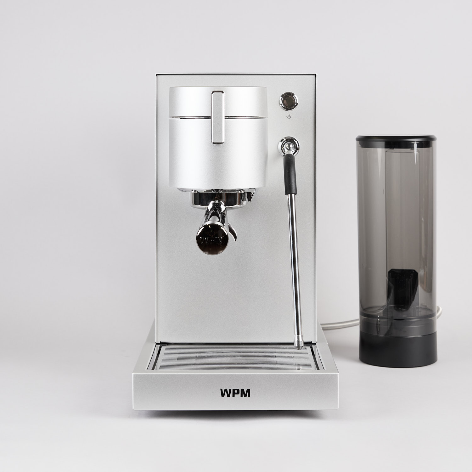 Silberne WPM Primus Siebtraeger Maschine